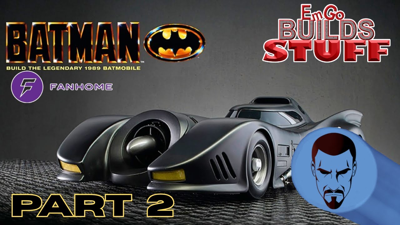 Комплект Fanhome Batman 1989 Batmobile (часть 2): EmGo Builds Stuff