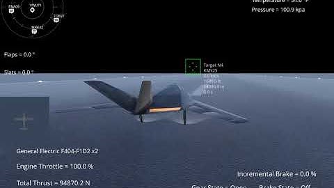 Silantro Unity3d Flight Simulator: F-117 Nighthawk Combat Flight test + Landing 2