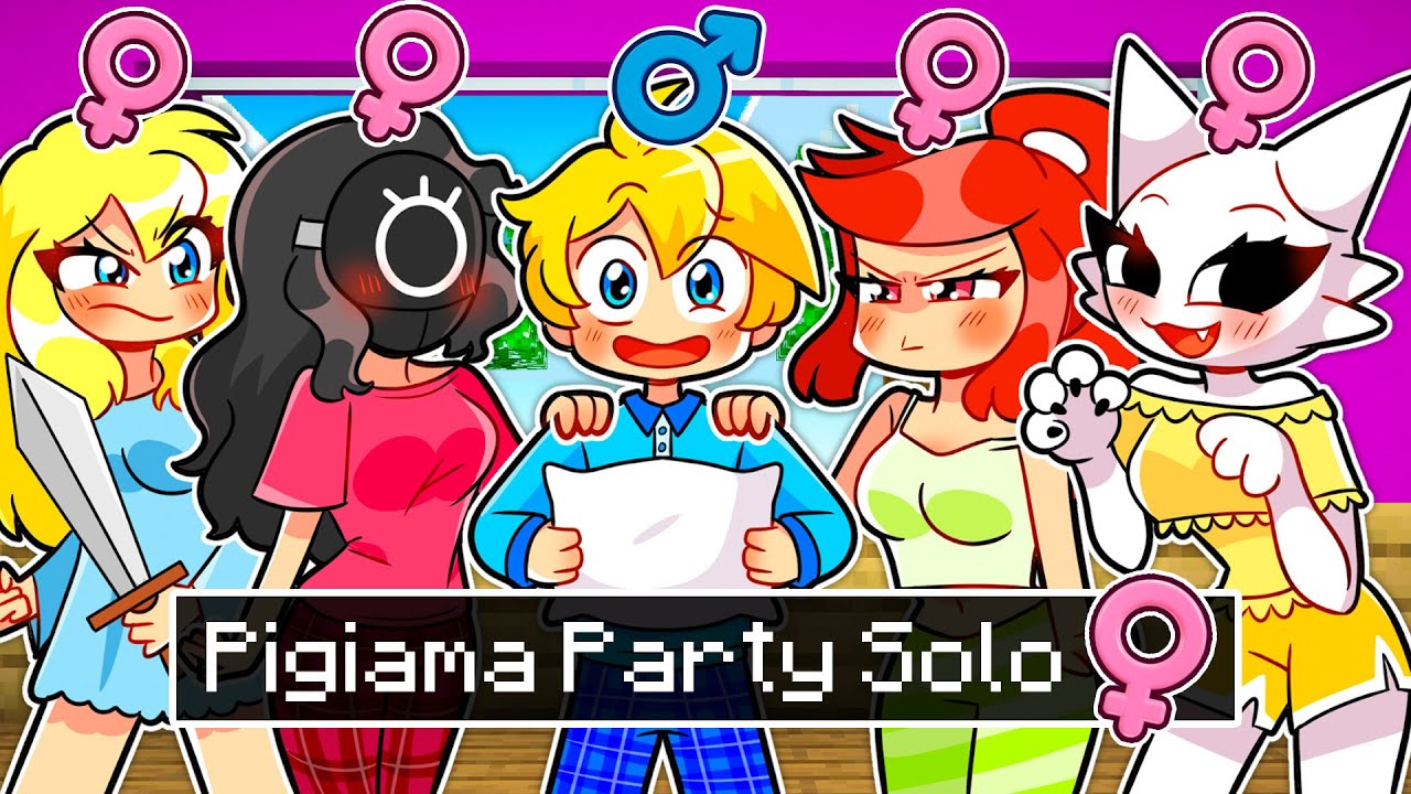 1 SBRISER IN UNA CASA SOLO RAGAZZE su MINECRAFT!