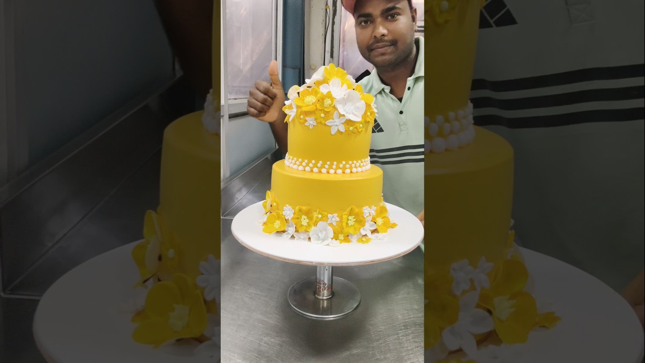 How to make special customers cake decoration beautiful cake