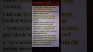 Remember that YOUR HELP COMES FROM YAHUAH! Psalm Chapter 121 Today's Scripture With Ayaba G.