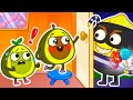 No No, Don't Open the Door to Strangers!🙅‍♀️🏡 Safety Tips for Kids || Funny Stories by Pit & Penny 🥑