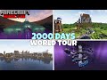 I Survived 2000 Days in Hardcore Minecraft [WORLD TOUR]