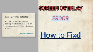 screen overlay detected problem solution|screen overlay app permission problem#Learning#Tv#technique