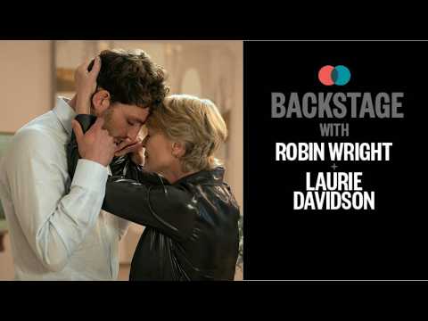 Backstage With: Robin Wright & Laurie Davidson on Bringing 'The Girlfriend' to Life