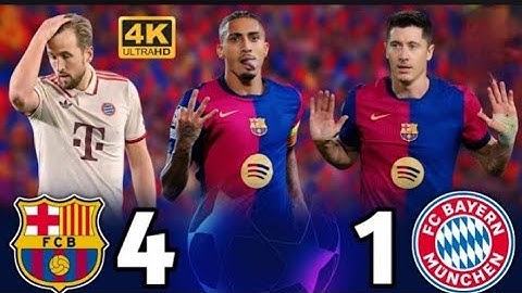 HIGHLIGHTS | FC BARCELONA 4 vs 1 BAYERN MUNICH  | UEFA CHAMPIONS LEAGUE 2024/25
