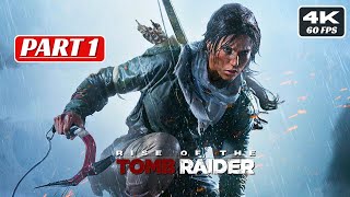 Rise of the Tomb Raider Gameplay Walkthrough PC Part-1-[4K-60-FPS]..No Commentary..💎⛏️🧭🏹🗝️