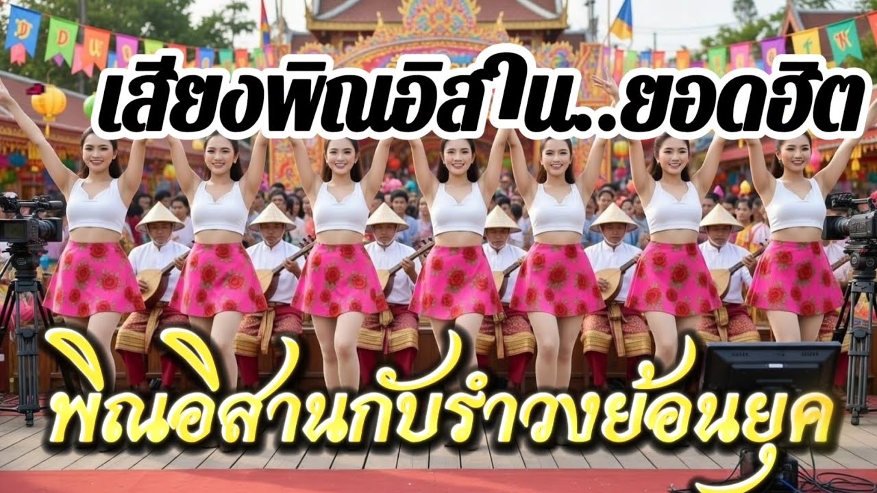 พิณอิสานกับสาวรำวงย้อนยุค#รำวงเพชรบุรี #รำวงย้อนยุค #พิณอีสาน #พิณ #พิณแห่ 