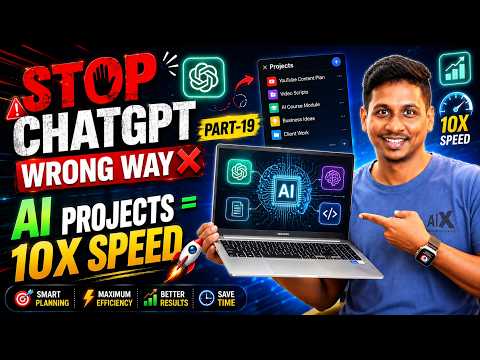 The SECRET System of ChatGPT PROJECTS 🔥 | Free AI Course in Hindi Part-19
