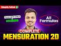 Mensuration 2D All Formulas & Important Results | Complete Revision for SSC, Railway, State Exams 🔥