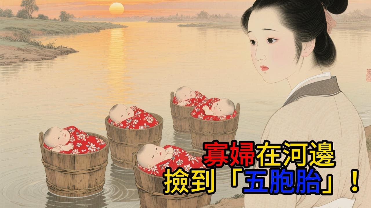 寡妇捡回五胞胎，竟是龙子降世