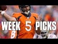 NFL Week 5 Football Picks & Predictions for LATE GAMES ...