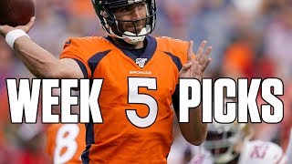 NFL Week 5 Picks, Best Bets And Survivor Pool Selections | Against The Spread
