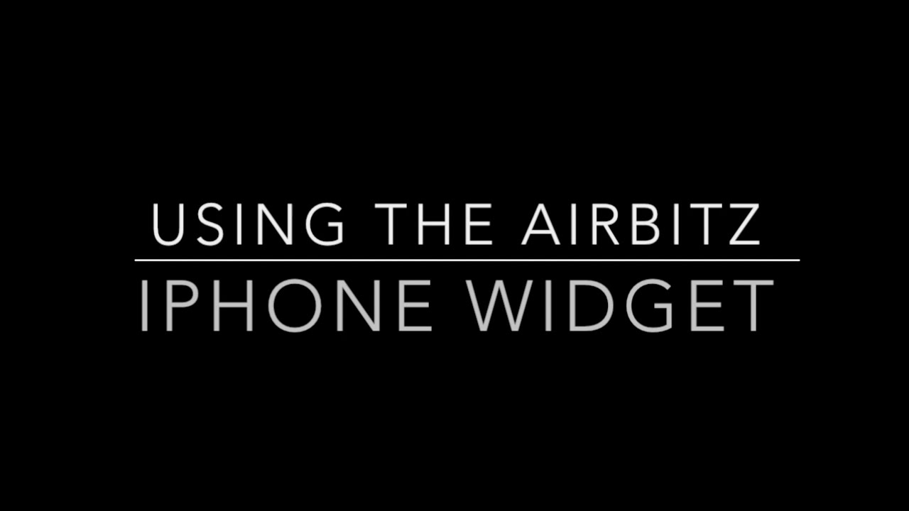 Using the Airbitz Widget on Your iPhone or iPad - 