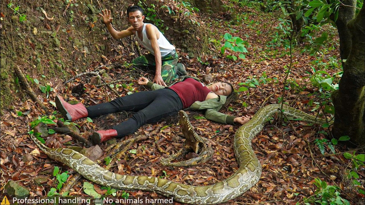 72 Hours on High Alert — Confronting a giant python in the jungle. A ...