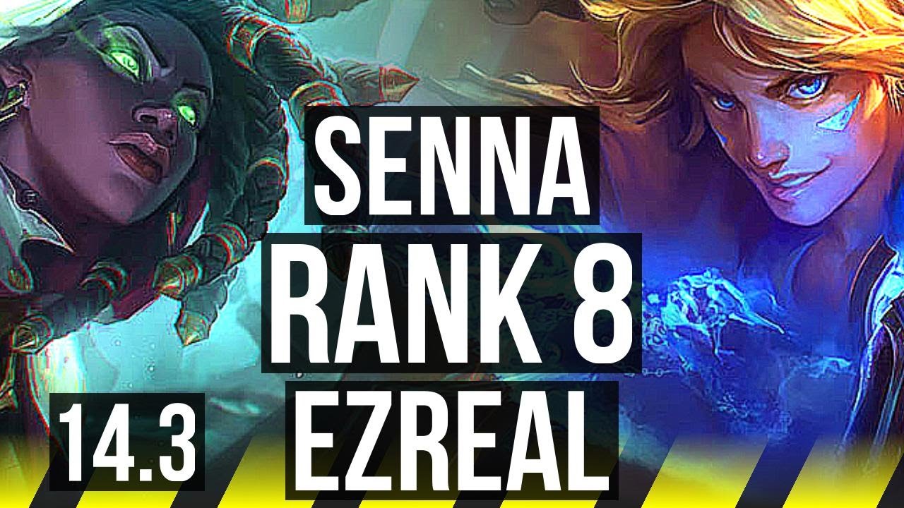 SENNA & Nautilus vs EZ & Bard (ADC) Rank 8, 6/2/18, Dominating JP