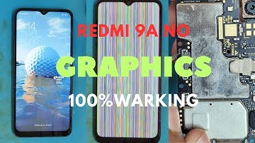 Redmi 9a No Graphics | Redmi 9a Display Light Solution