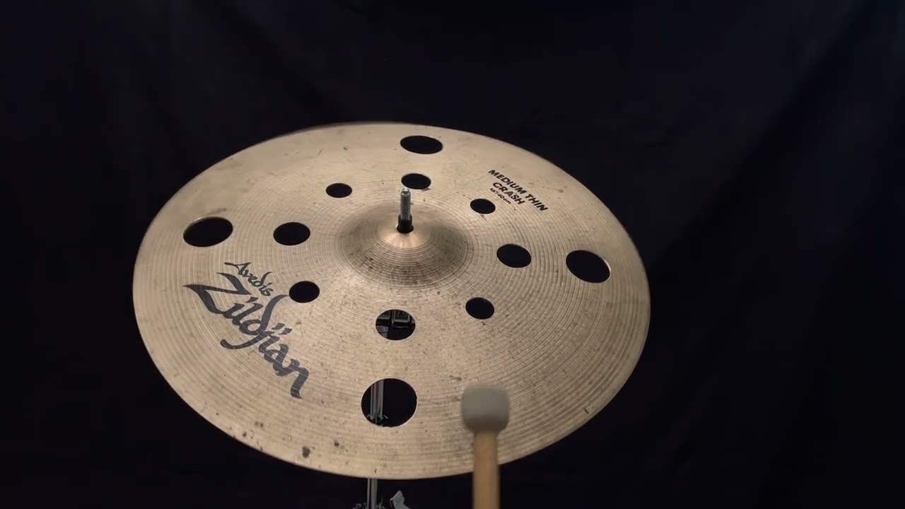 Zildjian A 16" Medium Crash (Effect Cymbal) Cymbal Modification