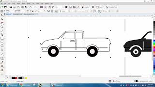 Corel Draw Tips & Tricks Make a Black Truck into a White Truck