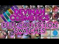 DEVINAH COSMETICS FULL COLLECTION SWATCHES