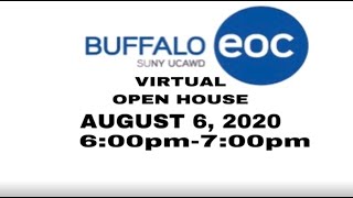 Buffalo EOC Virtual Open House August 6th 6:00PM