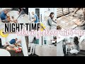 *NEW* RELAXING NIGHT TIME CLEAN WITH ME | CLEANING MOTIVATION | MORE WITH MORROWS