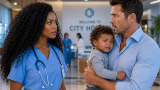 Wealthy CEO Consoles a Crying Child in a Hospital Lobby—Speechless When He Sees the Mother