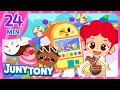 Happy Valentine's Day |🍫 Chocolates and Candies🍭🍬 | 24 minute | Color Songs for Kids | JunyTony