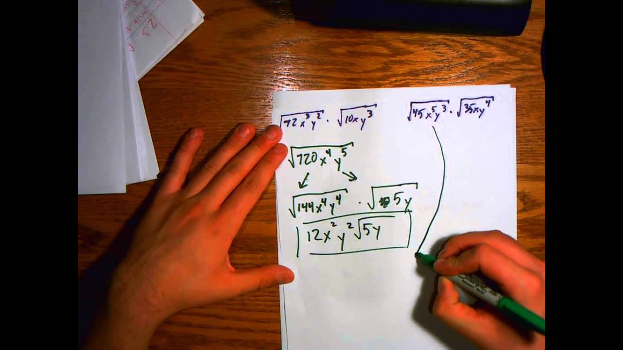 6.2 Multiplying and Dividing Radical Expressions - YouTube