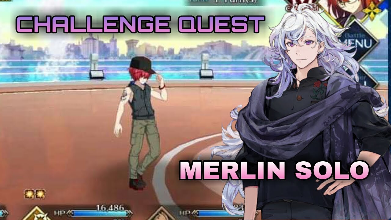 [FGO NA] Las Vegas Championship Match: Challenge Quest - Merlin Solo