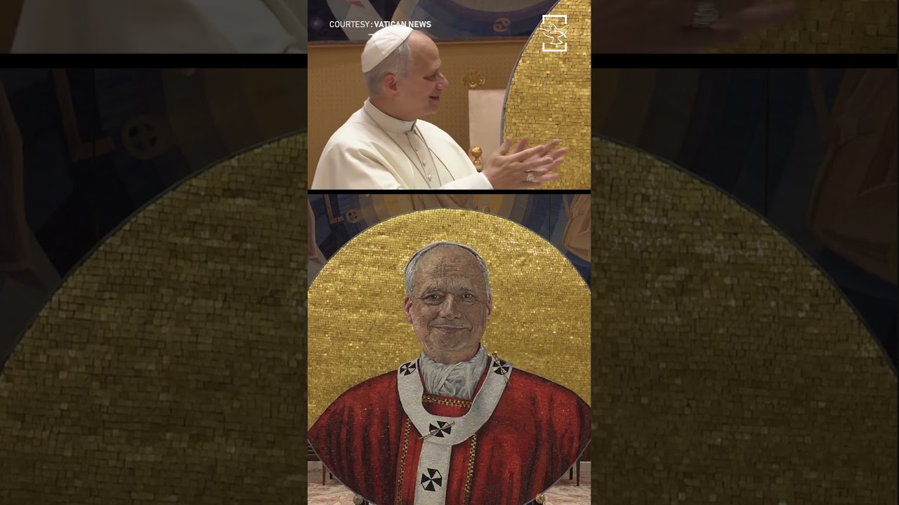 Vatican Unveils Stunning Mosaic Portrait of Pope Leo XIV | Shalom World News