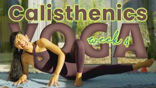 Yoga × Calisthenics Supersets Week 4 | Improve Sissy Squat, Side Crow Twists & Lower Body Strength