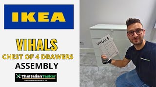 How To Assemble IKEA VIHALS Chest Of 4 Drawers | Step-by-Step Easy Guide