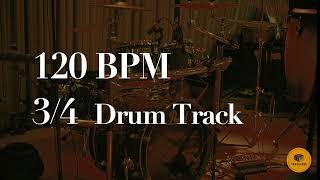 120 BPM 3/4  Drum Track