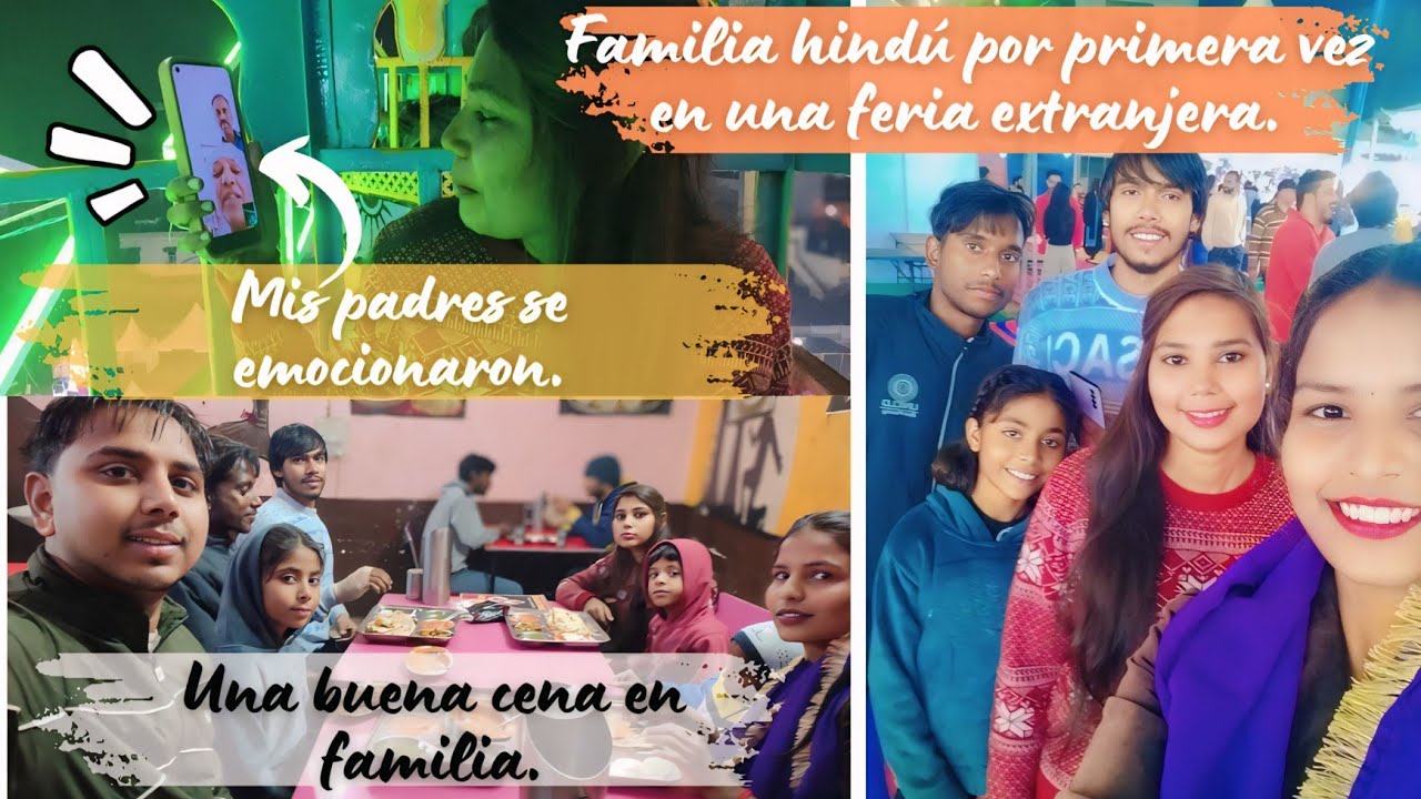 ✨FAMILIA HINDU POR PRIMERA VEZ EN UNA FERIA EXTRANJERA ~ Mis padres se emocionaron.