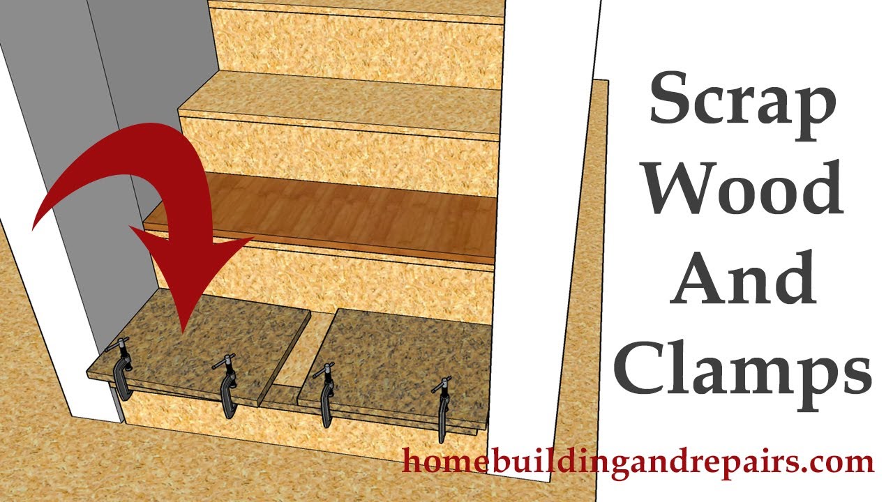 How To Build Cheapest Stair Tread Jig Template Tool With Scrap Lumber