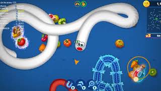 Circle worm zone.io snake battle game Venom vs Viper#wormzone#wormszoneio #gaming#viralshorts #viral screenshot 3
