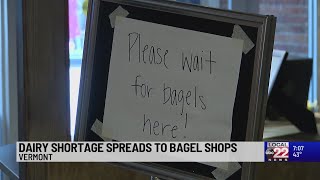 Vermont is experiencing a cream cheese shortage