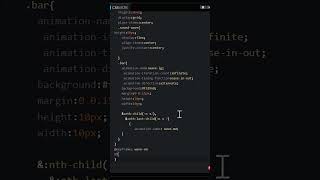 How to make music wave animation with Css | css animation #css #shorts #html #animation