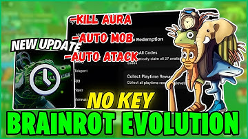 🌀 Brainrot Evolution Script GUI (2025) | Auto Farm, Auto Attack, Noclip, Auto Hatch &More!