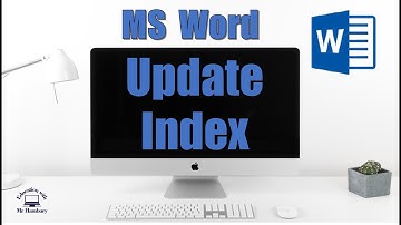 How to UPDATE your INDEX in MS WORD