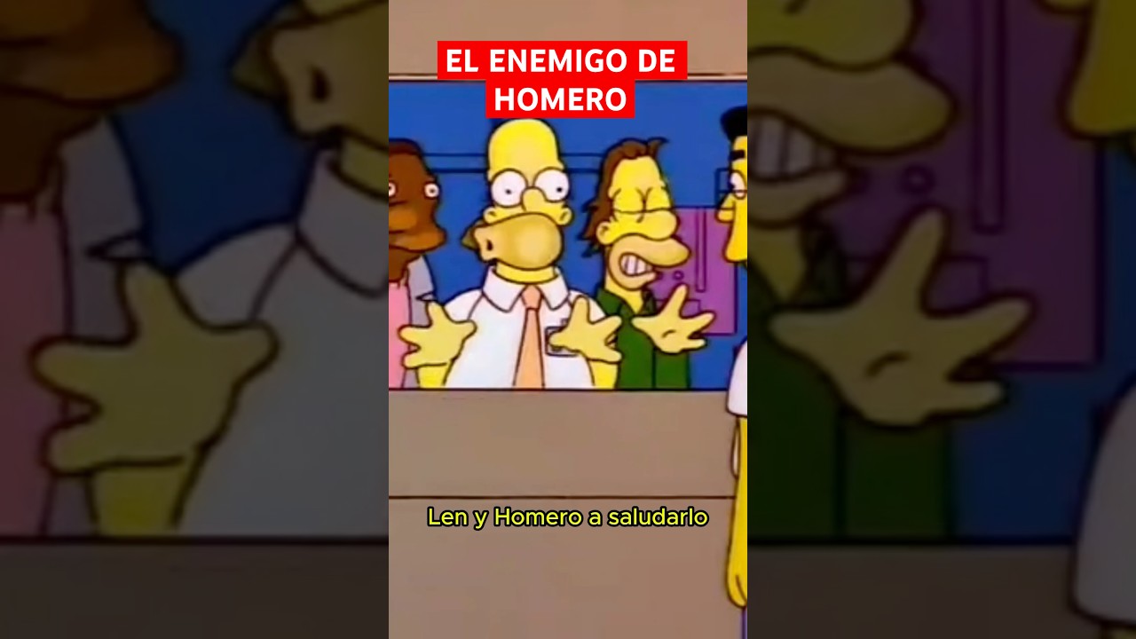 El enemigo de Homero - LOS SIMPSONS #thesimpsons #simpsons #resumen #