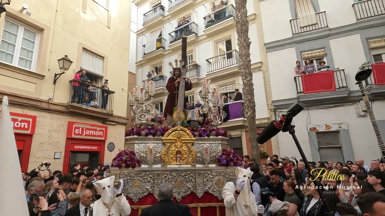 Primer Misterio | Obediencia | Pl. de las Canastas | AM Polillas | Sábado de Pasión | Cádiz 2024