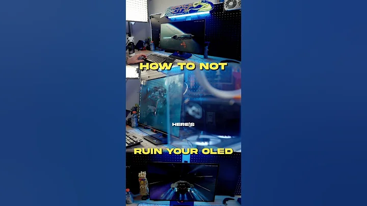 DON’T ruin your OLED Monitor | 3 easy ways to prevent burn in 🔥 #oled #gamingmonitor #oledmonitor