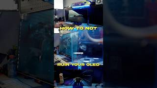 DON’T ruin your OLED Monitor | 3 easy ways to prevent burn in 🔥 #oled #gamingmonitor #oledmonitor
