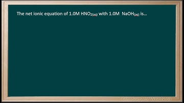 WCLN -Chemistry - Fundamentals 566 Writing Net Ionic Equation
