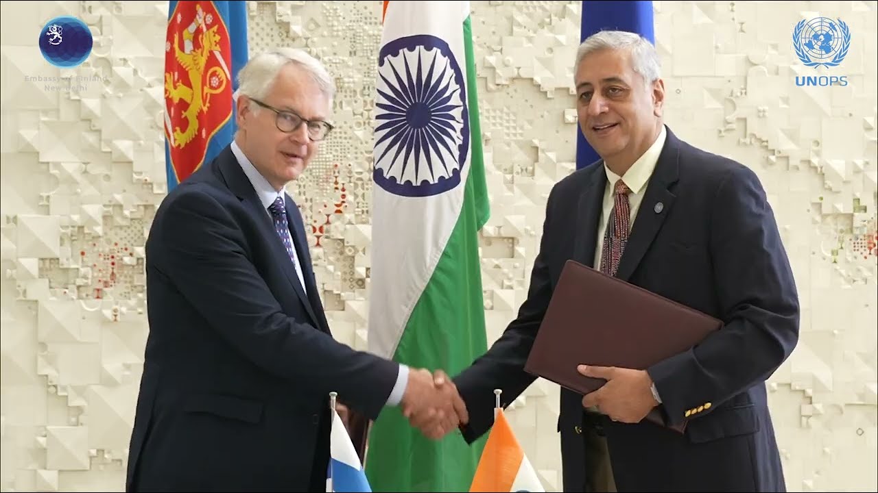 UNOPS and Embassy of Finland signed an MoU