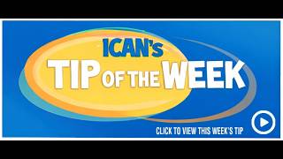 ICAN Tip of the Week - September 3, 2026