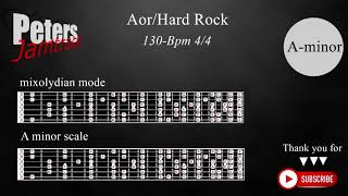 Aor/Hard rock Backing Track - A minor
