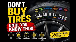 How to Buy the Right Tires for Your Car | Tire Sidewall Markings Explained